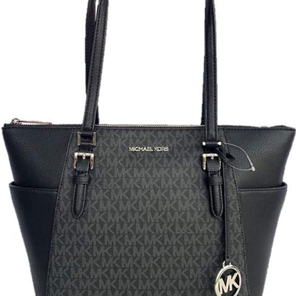 BIG SALE‼️‼️‼️Brand New Michael Kors Charlotte Black - Picture 4 of 10